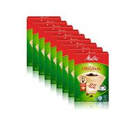 Melitta 102/80 Lot de 9 x 80 filtres à café Marron naturel