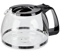 Melitta 1023-01 Carafe en verre de rechange pour machine à café Easy II 1023-02, noir, verre borosilicaté, 1,25 litre, 1 pièce