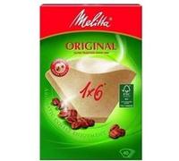 Filtres à Café MELITTA 7915906 1x6 - Arôme marron nature - Compatible avec Café moulu - Pour Cafetière