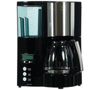 Melitta Cafetière à filtre Optima Timer – Verseuse en verre, maintien au chaud et timer – Noir