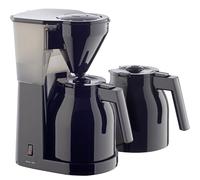 Melitta 6762893 Cafetière Filtre avec 2 Verseuses Isothermes, Easy Therm II, 1023-06, Noir