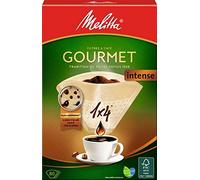 Melitta, 80 Filtres à Café, Taille 1x4, Pour Cafetière à Filtre, Gourmet Intense, Brun