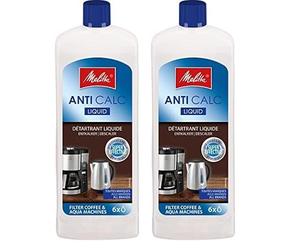 Melitta 90451942 Liquide Détartrant Anti Calcaire pour Cafetières Filtres 250 ml, Blanc (Lot de 2)
