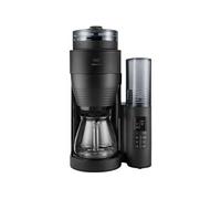 Melitta Machine à café filtre AromaFresh – 1,25 L, 10 tasses – Noir mat, broyeur intégré