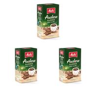 Melitta Auslese Café Filtre 500 g, Moulu, en Poudre pour Machines à Café Filtre, Torréfaction Forte, Torréfié en Allemagne (Lot de 3)