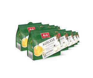 Melitta Auslese Café Torréfié Moulu Classique en Dosettes 10 X 16, Pour Machine à Dosettes, Torréfaction Forte, Torréfié en Allemagne, Force 4, en Barquette