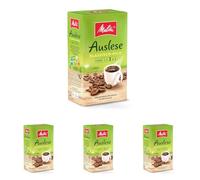 Melitta Auslese Classic Mild Filter Coffee 500 g, Moulu, en Poudre pour Machines à Café Filtre, Torréfaction Moyenne, Torréfié en Allemagne (Lot de 4)