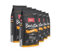 Melitta Barista Classic Crema, grains de café entiers 8 x 1 kg, non moulus, pour machines à café entièrement automatiques, torréfaction moyenne, force 4, en barquette