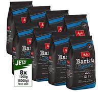 Melitta Barista Espresso, Ganze Kaffeebohnen 8 x 1000 g (8000 g) - Café expresso kraftvoller und würziger