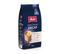 Melitta BellaCrema Decaffeinato Café en grain décaféiné 1kg, non moulu, café en grain pour machines à café, sans caféine, torréfaction moyenne, torréfié en Allemagne, intensité 3