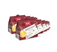 Melitta Bellacrema Intenso Café Torréfié Moulu en Dosettes 10 X 16, Dosettes de Café pour Machine à Dosettes, Torréfaction Forte, Torréfaction en Allemagne, Force 4, en Barquette