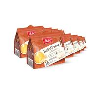 Melitta Bellacrema la Crema Café Torréfié Moulu en Dosettes de Café 10 X 16 Dosettes, Dosettes de Café pour Machine à Dosettes, Torréfaction Moyenne, Torréfié en Allemagne, Force 3, en Barquette