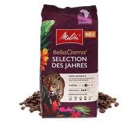 Melitta BellaCrema Sélection de l’année Café en grain 1kg, non moulu, café en grain pour machines à café, torréfaction moyenne, torréfié en Allemagne, intensité 3