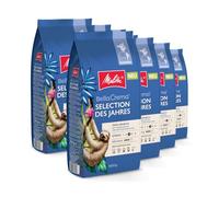Melitta BellaCrema Selection des Jahres Lot de 8 sachets de 1 kg de grains de café entiers, non moulus, torréfiés en Allemagne, torréfaction moyenne, intensité 3, pour machine à café automatique
