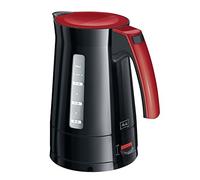 Melitta Bouilloire Graduée, Capacité 1,7 L, Enjoy Aqua, Noir/Rouge, 100301