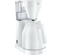Melitta Easy Therm II 1023-05 Blanc - Cafetière - Thermo-pot à commande à une main, réservoir d'eau transparent