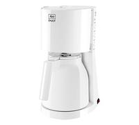 Melitta Cafetière à Filtre avec Verseuse Isotherme, Sélecteur d’Arôme, Enjoy Therm, Blanc, 1017-05