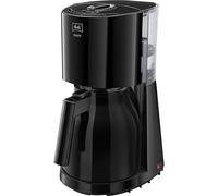 Melitta Cafetière filtre Enjoy II Therm 1017-06 – Verseuse isotherme, Sélecteur d’arôme – Noir