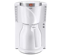 Cafetière blanche Melitta Look IV Therm Selection 1011-11 Blanc/acier brossé + offre cadeaux - Arrêt automatique