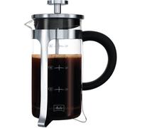 Melitta Cafetière à piston Premium en verre et inox — 8 tasses