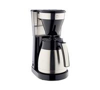 Melitta Cafetière filtre Easy Top Therm II Steel, 10 tasses, noir, porte-filtre lave-vaisselle