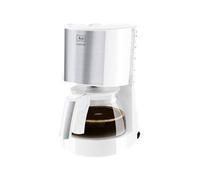 Cafetière filtre MELITTA Enjoy Top Glass Blanc/Acier brossé 1017-03 - 15 tasses