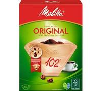Melitta Filtre à Café 102 Brun FSC - Pack de 80 - Qualité supérieure pour des cafés délicieux - Boissons chaudes de qualité premium - Café filtre de la marque reconnue Mel - Le Lot De 4