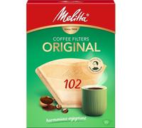 MELITTA - Filtre à café brun/102 | Onctueux goût de café | Pour une infusion savoureuse | la boite de 80 | LOT DE 4