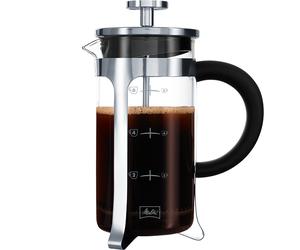 Melitta French Press Premium Presse française Noir, Acier inoxydable, Transparent