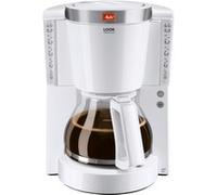 Melitta 1011-03 Look Selection- Cafetière filtre- AromaSelector- avec verseuse en verre- blanc