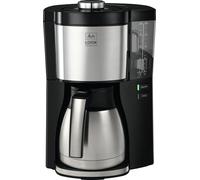 Melitta Cafetière filtre isotherme LOOK Therm Perfection 1025-16, 10 à 15 tasses, Noir/Inox