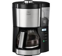 Melitta Cafetière programmable Look V Timer 1025-08 – 10 tasses, arrêt automatique – Noir