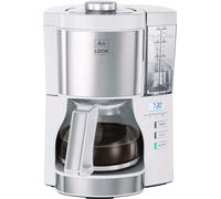Melitta Look V Timer Cafetière filtre programmable 10 à 15 tasses Blanche