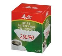 Melitta Lot de 250 filtres à panier, blancs, 90