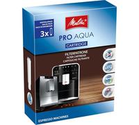 Melitta Lot de 3 cartouches filtrantes Pro Aqua - Filtre anti-calcaire pour machines à café automatiques - Prévient les dépôts de calcaire et réduit les polluants pour un meilleur goût de café