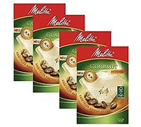 Melitta Lot de 4 boîtes de 80 filtres à café Gourmet Intense
