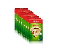 Melitta Lot de 9 paquets de 80 sacs filtrants marron naturel 1 x 2/80