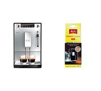 Melitta Machine à Café et Boissons Chaudes Automatique, Buse Vapeur, Caffeo Solo & Milk, Argent & Nettoyant en Tablettes, Pour Machines à Café Automatiques, à Capsules et à Dosettes, 4 x 1,8 g