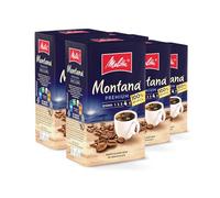Melitta Montana Premium Café Filtre 6 X 500 G, Moulu, Poudre pour Machines à Café Filtre, 100 pour Cent Arabica, Torréfaction Forte, Torréfié en Allemagne, en Barquette