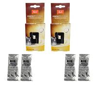 Melitta Perfect Clean Lot de 2 paquets de 4 pastilles de nettoyage (1,8 g) pour machines à café