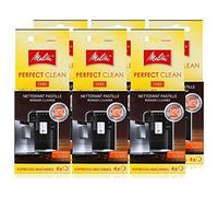 Melitta Perfect Clean Lot de 6 tablettes de nettoyage pour machines à expresso 4 x 1,8 g