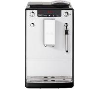 Melitta Solo & Milk Argent, Machine à Café à Grains avec Broyeur et Système d'Extraction des Arômes, Mode 1 à 2 tasses, Affichage LED, E953-102, 1400W