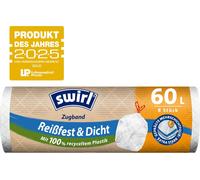 Melitta Swirl Sacs poubelle avec cordon élastique 60l paquet de 8