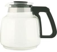 Melitta Verseuse en Verre, Capacité 1 Litre, Pour Cafetières à Filtres Aroma Excellent Steel Glass, Noir/Inox