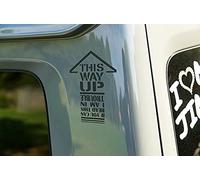 melivince Autocollant This Way Up Fun Offroad 4x4 pour Jeep Jimny Defender 4wd Navara Patrol