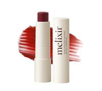 Melixir Beurre à lèvres végétalien #06 Lust Red (+11 autres couleurs), baume à lèvres teinté transparent pour lèvres sèches et craquelées, rouge à lèvres hydratant, beurre d'agave et de karité, soin
