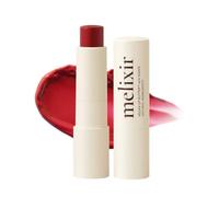 Melixir Vegan Lip Butter #03 Red Velvet (9 couleurs) - Baume à lèvres teinté nourrissant hydratant sans cire d'abeille ni vaseline - Couleur reconstructible - Soin végétalien - Utilisation quotidienne