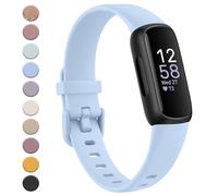 Meliya Bracelet de rechange réglable en silicone souple pour Fitbit Inspire 3 pour homme et femme, compatible avec le traqueur d'activité Fitbit Inspire 3 (bleu layette)