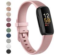 Meliya Bracelet de rechange réglable pour Fitbit Inspire 3 - Unisexe - En silicone souple - Compatible avec le tracker d'activité Fitbit Inspire 3 (rose doré)