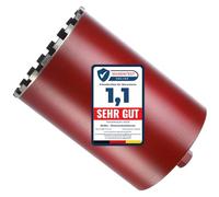 Melko Couronne de forage diamantée pour carotteuse de 26 à 244 mm pour maçonnerie, granit, béton armé, pierre naturelle et béton (245)